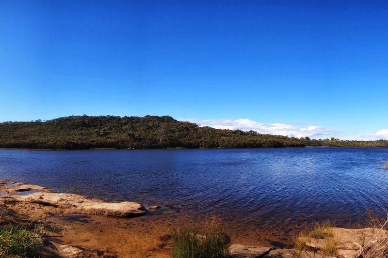 Manly Dam and its bushland shoreline at Allambie Heights