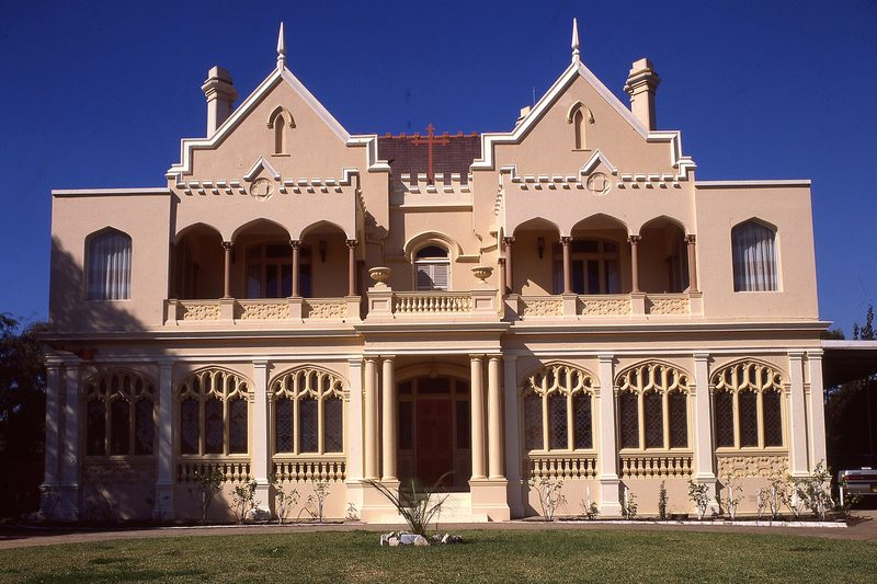 Ashfield Castle, a Gothic Revival mansion in Ashfield