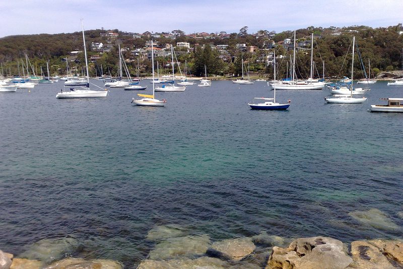Yachts moored in North Harbour off Balgowlah