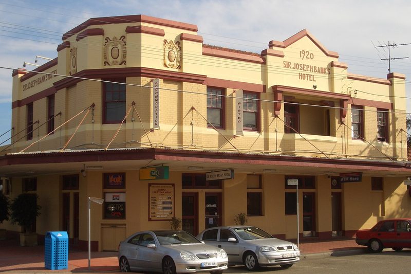 The Sir Joseph Banks Hotel on Botany Road, Botany