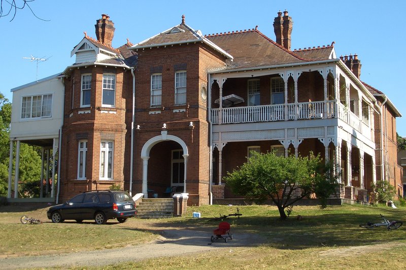 But-Har-Gra, a Federation brick house with wide verandahs, Croydon Park