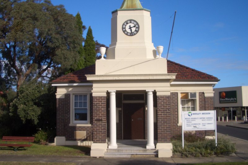 The former Enfield Town Hall with its clock tower, Liverpool Road