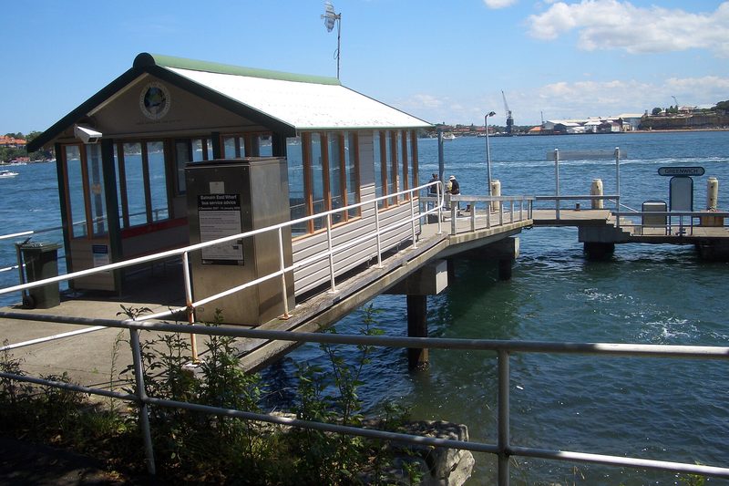 Greenwich ferry wharf on the Lane Cove River