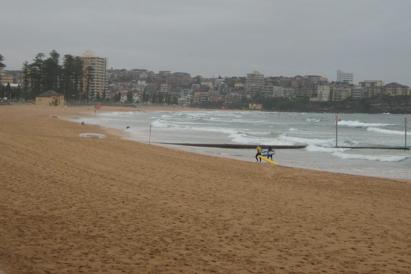 Manly Beach looking north-west towards Queenscliff and Freshwater