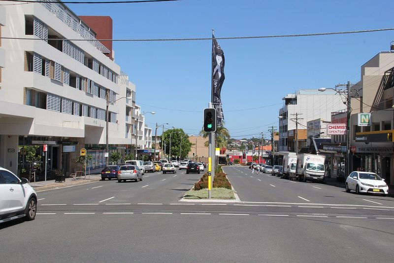 Matraville's main shopping strip on Bunnerong Road